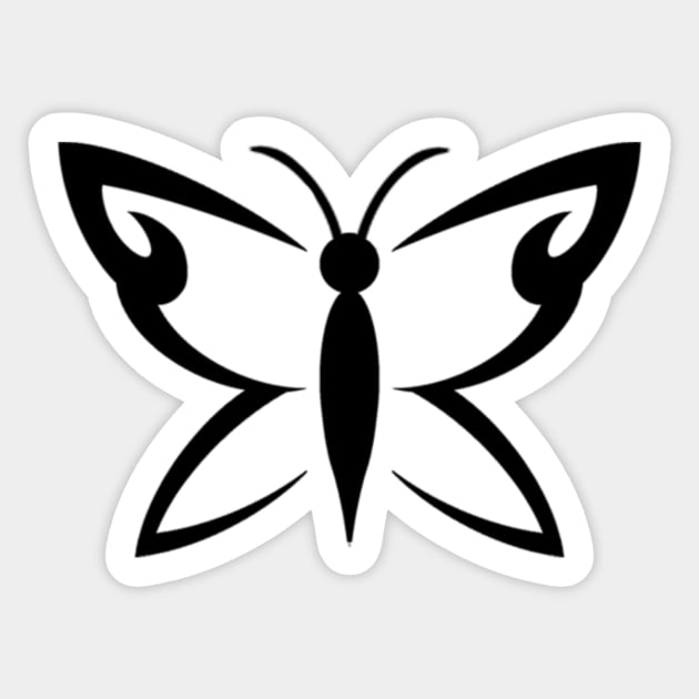 Until Dawn Hannah Butterfly Tattoo Sticker by senaeksi